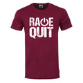 Burgandy - Front - Grindstore Mens Rage Quit T-Shirt