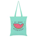 Green - Front - Grindstore Be More Herbivore Tote Bag