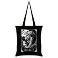 Black-White - Front - Deadly Tarot Strength Tote Bag
