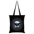 Black - Front - Grindstore Death Moon Moth Tote Bag