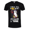 Black - Front - Psycho Penguin Mens A Special Place In Hell T-Shirt