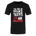 Black - Front - Psycho Penguin Mens Patience T-Shirt