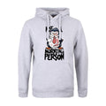 Grey - Front - Psycho Penguin Mens Not A Morning Person Hoodie