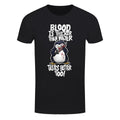 Black - Front - Psycho Penguin Mens Blood Is Thicker Than Water T-Shirt