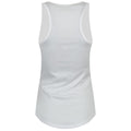 White - Back - Psycho Penguin Womens-Ladies Cute But Psycho Floaty Vest Top