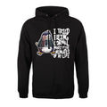 Black - Front - Psycho Penguin Mens I Tried Being Normal Hoodie