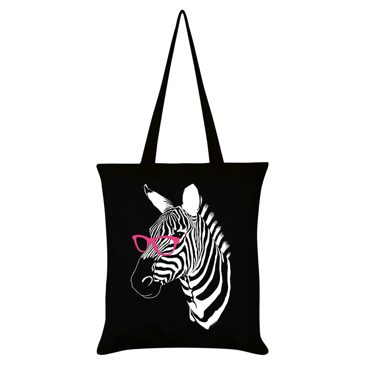 Black - Front - Grindstore Clever Stripes Tote Bag