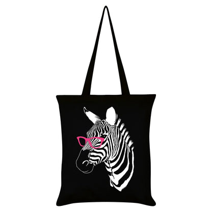 Black - Front - Grindstore Clever Stripes Tote Bag