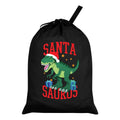 Black - Front - Grindstore Santa Saurus Dinosaur Christmas Santa Sack