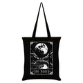 Black-White - Front - Deadly Tarot The Moon Tote Bag