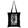 Black-White - Front - Tokyo Spirit Rebel Tote Bag