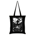 Black-White - Front - Deadly Tarot The Fool Tote Bag