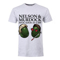 Grey - Front - Grindstore Mens Nelson & Murdock Avocados At Law T-Shirt