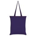 Purple - Back - Hexxie Black Is My Happy Colour Paige Tote Bag