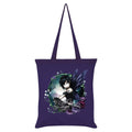 Purple - Front - Hexxie Black Is My Happy Colour Paige Tote Bag