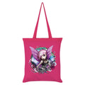 Pink - Front - Hexxie Totally Winging It Violet Tote Bag