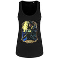 Black - Front - Deadly Tarot Womens-Ladies Obsidian The High Priestess Vest Top