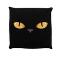 Black - Front - Grindstore Curious Kitten Cushion