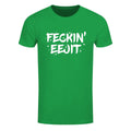 Green - Front - Grindstore Mens Feckin Eejit St Patricks Day T-Shirt