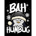 Black-White - Side - Psycho Penguin Bah Humbug Santa Sack