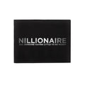 Black-Silver - Front - Grindstore Nillionaire Bi-Fold Leather Wallet