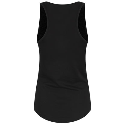 Black - Back - Tokyo Spirit Womens-Ladies Sakura Monochrome Vest Top