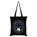 Black-Blue-Grey - Front - Grindstore Vampire Bat Tote Bag