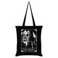Black-White - Front - Deadly Tarot The Hermit Tote Bag