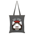 Grey-White-Red - Front - VI Pets Dave Growl Tote Bag
