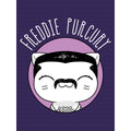 Violet-White - Side - VI Pets Freddie Purcury Tote Bag