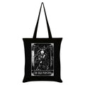 Black-White - Front - Deadly Tarot The High Priestess Tote Bag