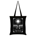 Black-White - Front - Deadly Tarot The Star Tote Bag