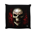 Black-Red - Front - Spiral Game Over Filled Cushion