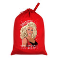 Red - Front - Grindstore Shantay You Sleigh Christmas Santa Sack