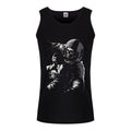 Black - Front - Unorthodox Collective Mens Lost In Space Vest Top