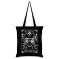 Black-White - Front - Deadly Tarot The Magician Tote Bag
