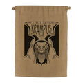 Brown-Black - Side - Grindstore Anti Christmas Hessian Krampus Santa Sack