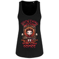Black-Red - Front - Mio Moon Womens-Ladies Something Wiccan This Way Comes Vest Top