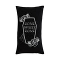 Black-White - Front - Grindstore Home Sweet Home Coffin Filled Cushion