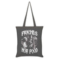 Grey - Front - Grindstore Friends Not Food Tote Bag