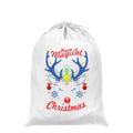 White-Red-Blue - Front - Grindstore Have A Magical Christmas Rudolph Santa Sack