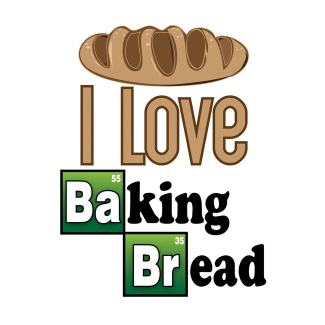 White - Back - Grindstore I Love Baking Bread Apron