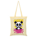 Cream - Front - Handa Panda Choose Kind Tote Bag