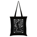 Black-White - Front - Deadly Tarot The Werewolf Tote Bag