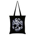 Black-White - Front - Grindstore Skull Tote Bag