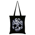 Black-White - Front - Grindstore Skull Tote Bag