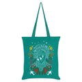 Emerald Green-White - Front - Grindstore Protect Mother Earth Tote Bag