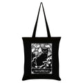 Black-White - Front - Deadly Tarot The Familiar Tote Bag