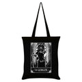 Black-White - Front - Deadly Tarot The Gorgon Tote Bag