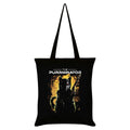 Black-White-Yellow - Front - Grindstore The Purrminator Tote Bag